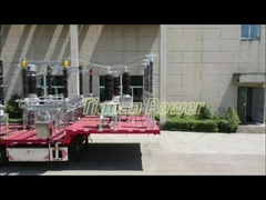 Distribución de energía 110kV 50Hz Subestación de transformadores móviles 80A