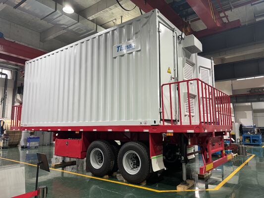 Humidity 95 Percent On Wheels Transformer Station Main Transformer Capacity 10 Mobile Transformer Unit for Energy Supply