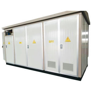 alto voltaje medio móvil de la subestación de la electricidad de la caja del transformador de poder de la subestación del acuerdo 11kv