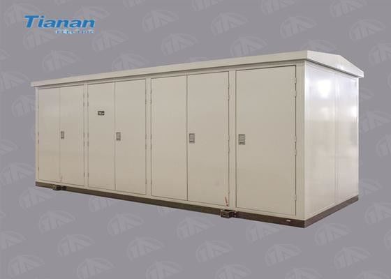 Subestación compacta industrial prefabricada de la distribución de poder para 50Hz al aire libre
