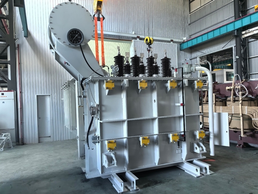Transformador de distribución sumergido en aceite ONAN para refrigeración, para temperatura ambiente de 32 °C, la mejor opción