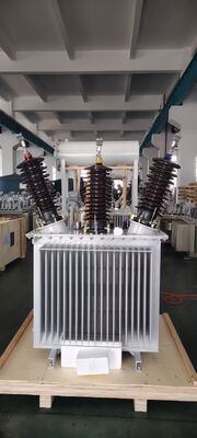 Transformador de potencia compacto sumergido en aceite de refrigeración ONAN con opciones personalizables para redes eléctricas confiables