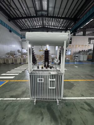 Transformador de potencia sumergido en aceite de 200 kVA a 33 kV con conexión Dyn11 para redes de distribución
